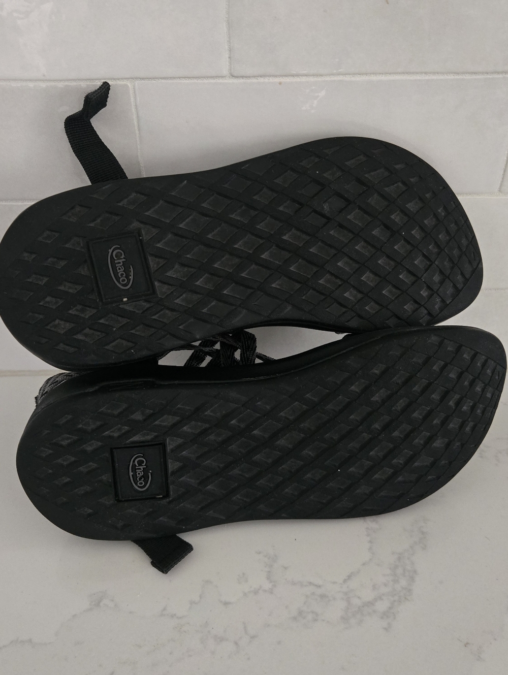 Chaco Z/Cloud X2 Sandal Adjustable Double Strap Hiking Adventure Limb Black Sz 7 - Picture 6 of 7